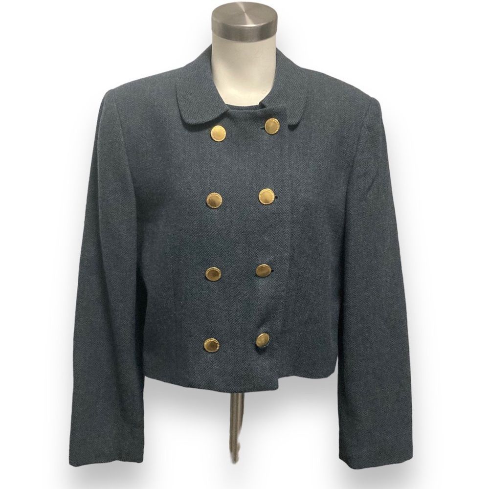 Jones Wear Vintage Wool Blazer Size 14 